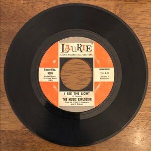 The Music Explosion Vinyl 45 Record I See The Light